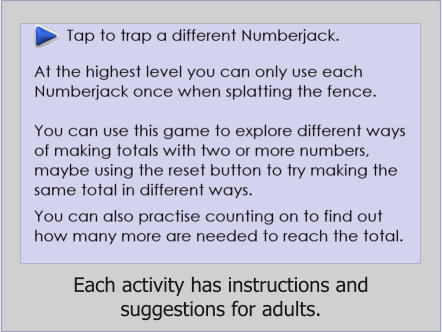 Each activity has instructions and suggestions for adults.